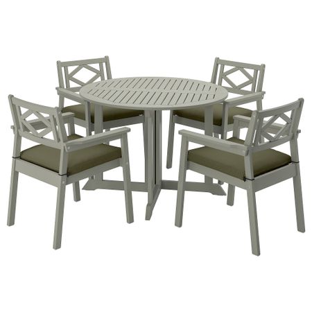 Стол + 4 кресла, для сада IKEA BONDSTOCKHOLM СТОКГОЛЬМMEN БОНДХОЛЬМЕН 294.130.19