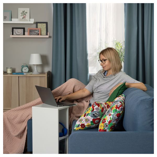 Подушка, разноцветный, цветочный орнамент, 40x40 см IKEA BRUKSVARA 805.734.86 - схема-чертеж с размерами