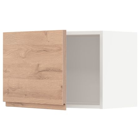 Навесной шкаф, белый/Воксторп под дуб 60x40 см IKEA METOD МЕТОД 894.141.86