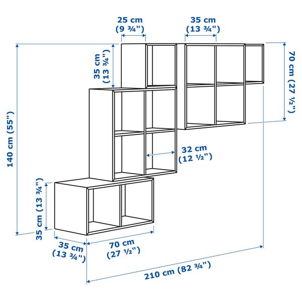IKEA, дополнительный ракурс - схема-чертеж с размерами