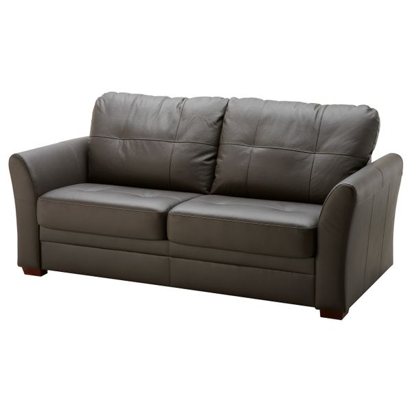 Диван-кровать 3-местный, Глосе/Бумстад темно-коричневый IKEA GESSBERG ГЕССБЕРГ 703.777.49 - фото 1