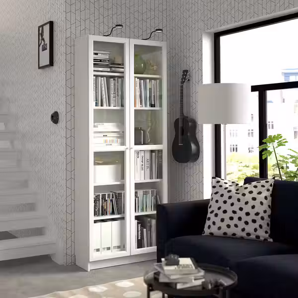 BILLY / OXBERG Стеллаж - белый 80x30x202 см - фото 3