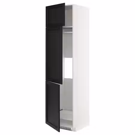 METOD Высокий шкаф д/холод/мороз/3 дверцы