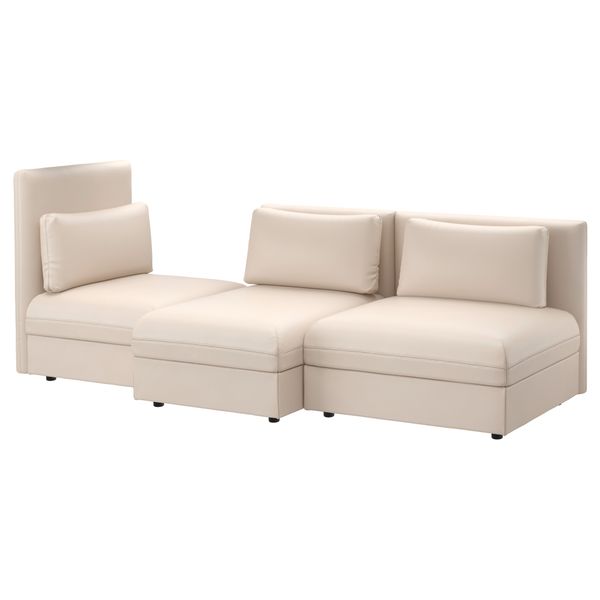 3-местный диван ВАЛЛЕНТУНА, Мурум бежевый - фото 1