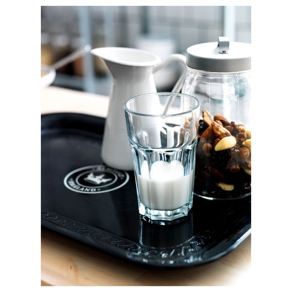 Поднос ОМВЭКСЛАНДЕ, черный (50x33 см) - фото 4