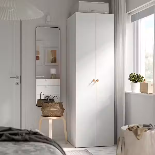 LASTARE ЛАСТАРЕ Гардероб, комбинация - белый 60x62x200 см - фото 2