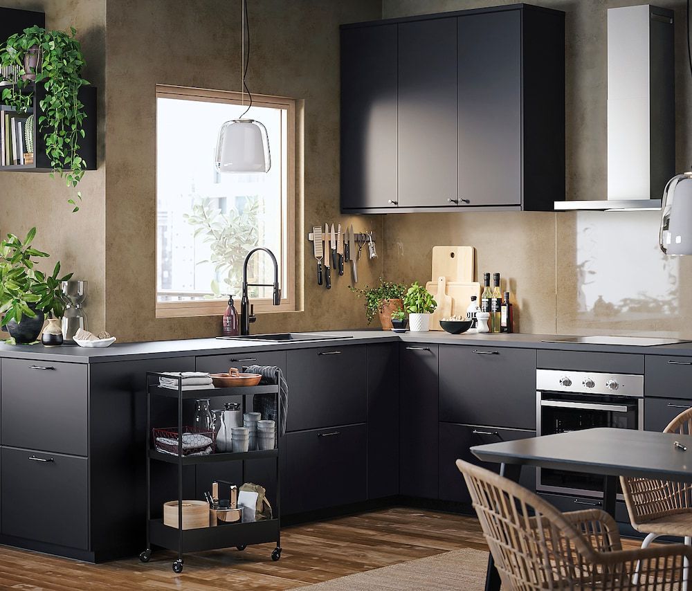 Высокий шкаф с ящиками, белый/Кунгсбакка антрацит 40x60x200 см IKEA METOD МЕТОД / MAXIMERA МАКСИМЕРА 293.699.50 - фото 1