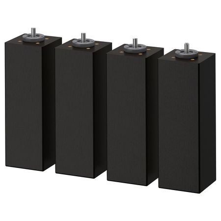 BRENNÅSEN Ножка - черная морилка 20 см