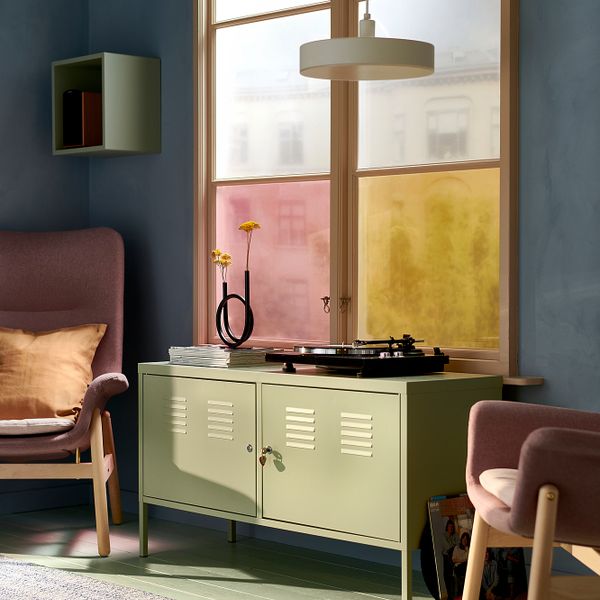 Шкаф, 119x63 см, светлый серо-зеленый IKEA IKEA PS ИКЕА ПС 305.033.92 - фото 6