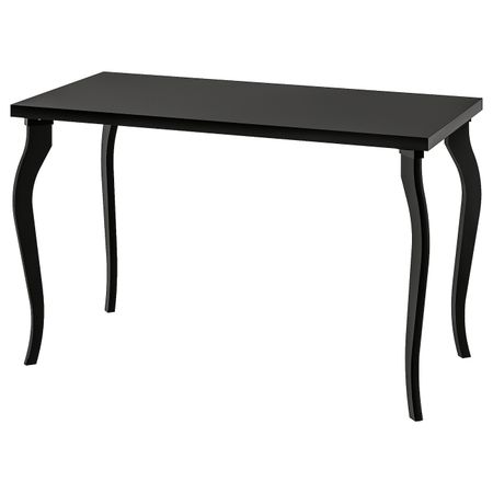 Стол, черно-коричневый/черный 120x60 см IKEA LINNMON ЛИННМОН / LALLE ЛАЛЛЕ 792.793.39