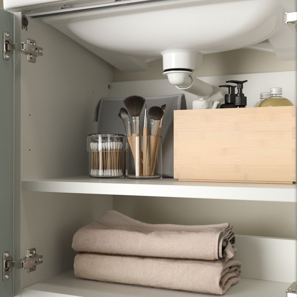 Шкаф под раковину с 2-мя дверцами IKEA TVÄLLEN ЛЕН ТВЭЛЛЕН, BEGIVENHET БЕГИВЕНХЕТ 894.972.47 - схема-чертеж с размерами