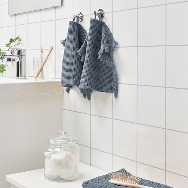 Полотенце, 30x30 см, темно-синий IKEA VALLASÅN 505.313.94 - фото 4