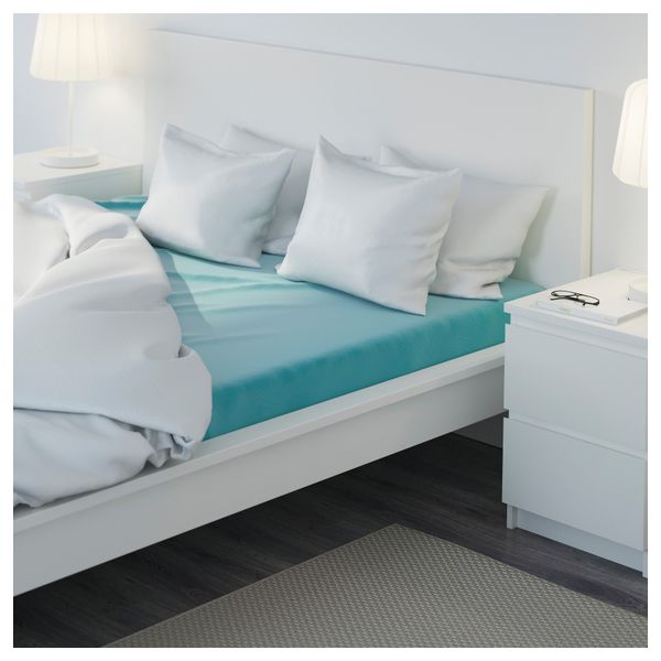 Простыня натяжная ГЭСПА, бирюзовый - фото 4