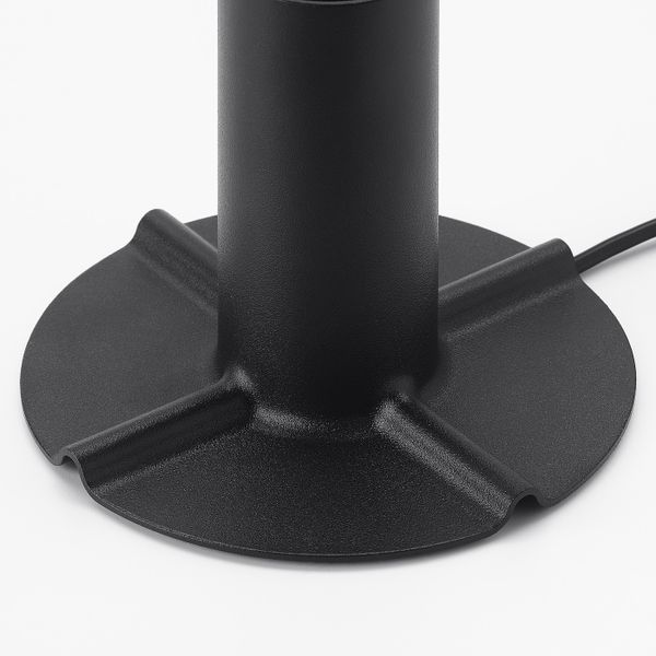 Основание настольной лампы, темно-серый, металл IKEA SKALLRAN СКАЛЛЬРАН 304.215.32 - схема-чертеж с размерами