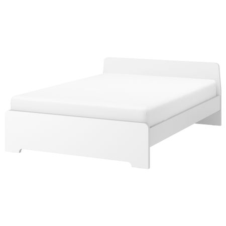 Каркас кровати, белый, 140x200 см IKEA ASKVOLL АСКВОЛЬ 402.694.21