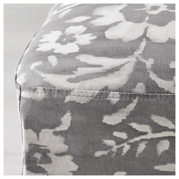 Стул ХЕНРИКСДАЛЬ, коричнево-чёрный, Ховстен серый/белый - схема-чертеж с размерами