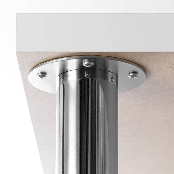 Регулирующаяся ножка, хромированный IKEA GERTON ГЕРТОН 603.849.05 - схема-чертеж с размерами