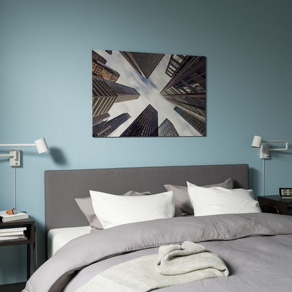 Постер, Небо в городе 91x61 см IKEA BILD БИЛЬД 604.914.58 - схема-чертеж с размерами