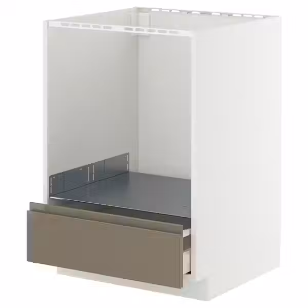 METOD / MAXIMERA Напольный шкаф д/духовки, с ящиком - фото 1