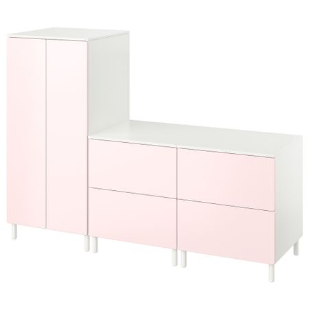 Гардероб, 180x57x133 cm IKEA PLATSA ПЛАТСАA ПЛАТСА, SMÅSTAD СМОСТАД 894.850.08