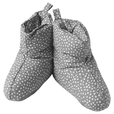 Тапочки ВИНТЕР 2017, серый/белый