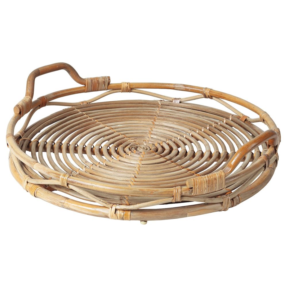 Поднос, ротанг IKEA СОЛБЛЕКТ 004.608.60 - фото 1