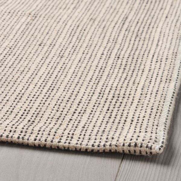 Ковер безворсовый, неокрашенный/черный 120x180 см IKEA TIPHEDE ТИПХЕДЕ 604.567.56 - фото 2