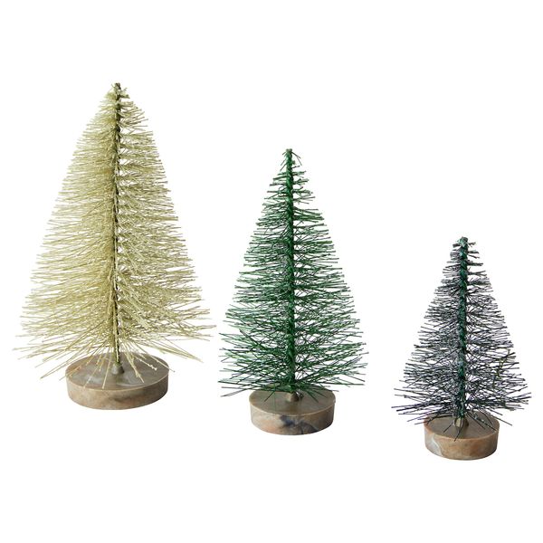 Искусственное растение, 3 шт. ФЕЙКА, рождественская елка - фото 1