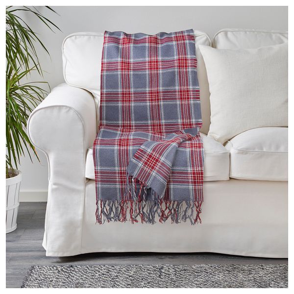 Плед АННАМИА, клетка, серый (140x205 см) - фото 2