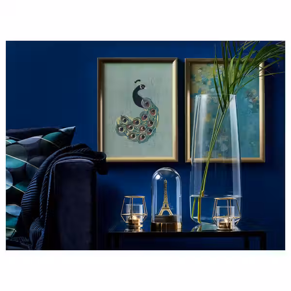 PÄRLBAND Подсвечник для греющей свечи - золотой 10 см - фото 5