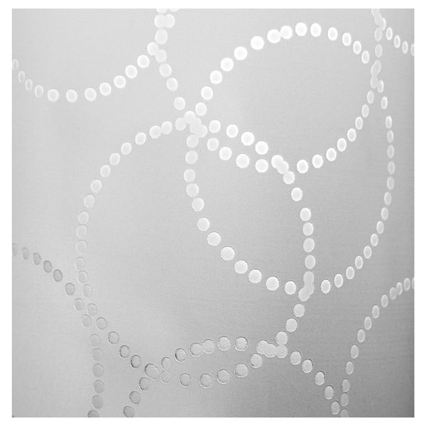 Штора для ванной ИННАРЕН, белый (180x200 см) - схема-чертеж с размерами