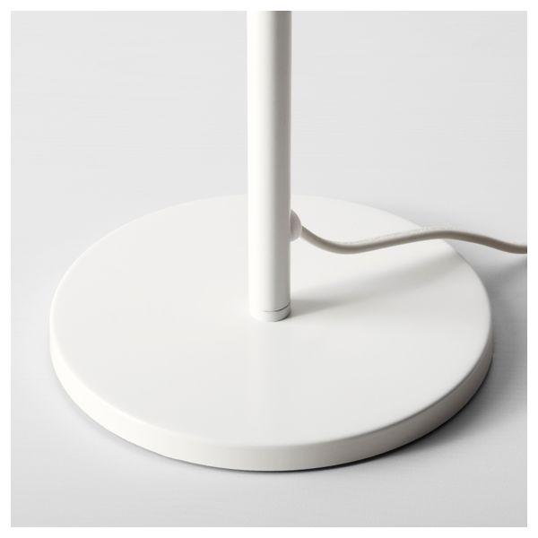 Основание настольной лампы РОДД, белый (35 см) - схема-чертеж с размерами