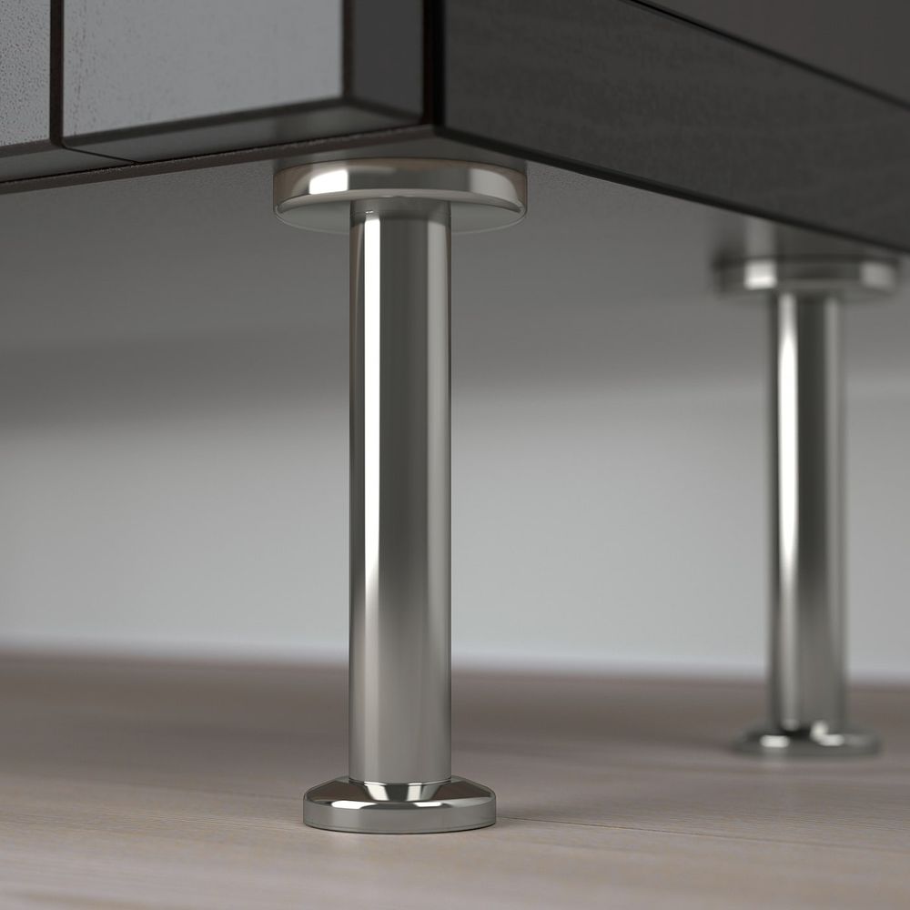 Комбинация для хранения + стеклянная дверц, черно-коричневый/синдвик/сталларп черно-коричневый прозрачное стекло 60x22x202 см - фото 1