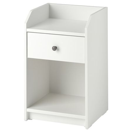 HAUGA Тумба прикроватная - белый 40x36 см