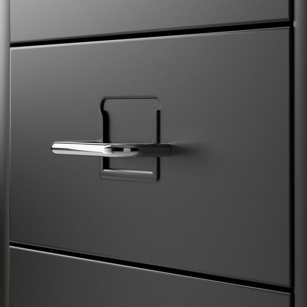 Тумба с ящиками на колесах, черный 28x69 см IKEA HELMER ХЕЛЬМЕР 103.599.27 - фото 6