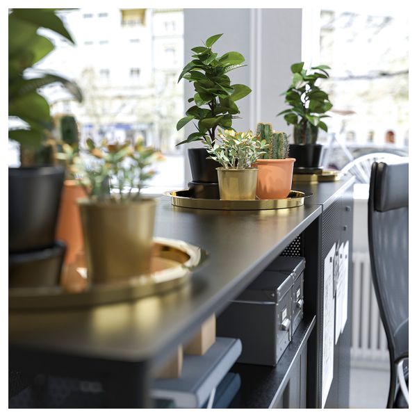 Поднос, желтая медь 38 см IKEA GLATTIS ГЛАТТИС 203.501.15 - фото 6