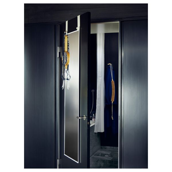 Надверное зеркало ГАРНЕС, белый надверное (38x155 см) - фото 4