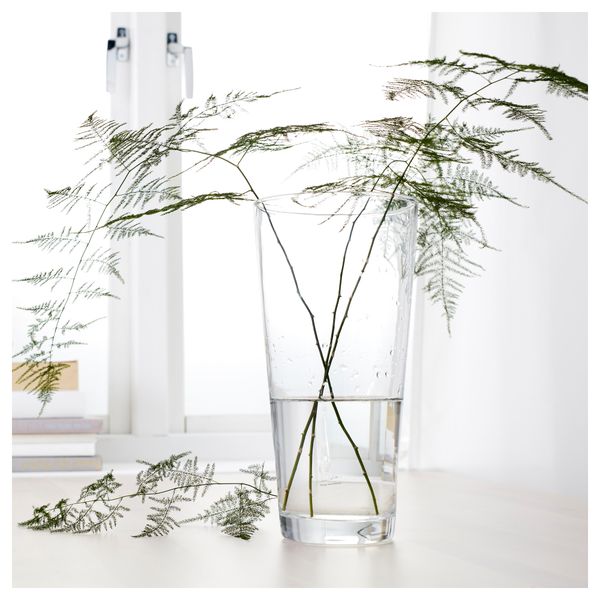 Ваза БЛАДЭТ, прозрачное стекло (30 см) - фото 2