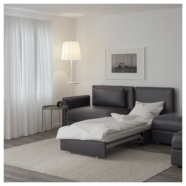 5-местный диван-кровать ВАЛЛЕНТУНА, Мурум черный - фото 2