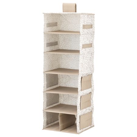 Подвесной модуль,7отделений, бежевый 30x30x90 см IKEA STORSTABBE СТОРСТАББЕ 804.224.78