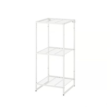 JOSTEIN Стеллаж - д/дома/улицы/проволочный белый 41x40x90 см
