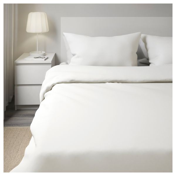 Пододеяльник и 2 наволочки ДВАЛА, белый - фото 3