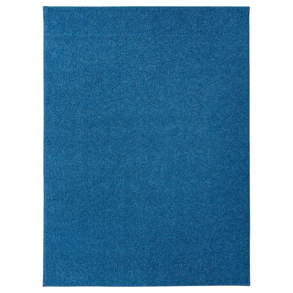 Ковер, длинный ворс АЛЛЕРСЛЕВ, голубой (133x180 см) - фото 1