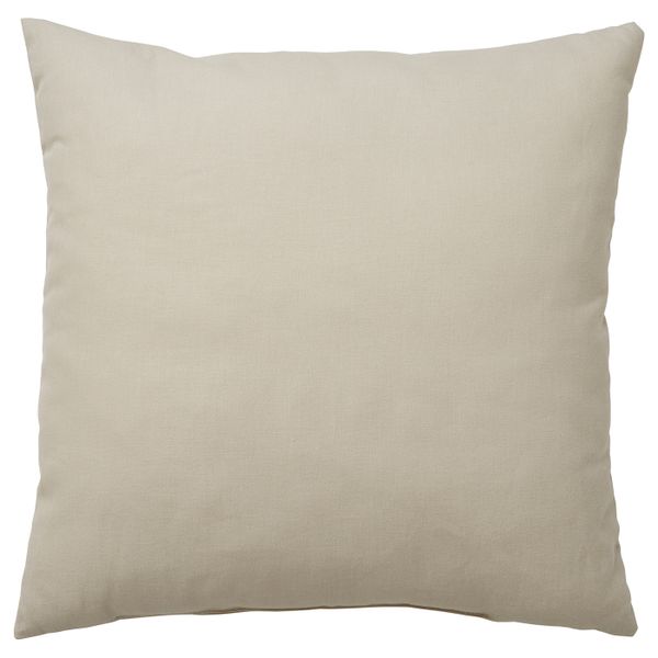 Подушка, бежевый 50x50 см IKEA VALBJÖRG ВАЛЬБЬЁРГ 204.008.89 - фото 1