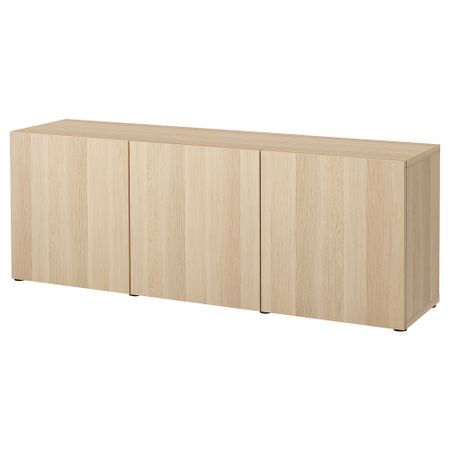 Комбинация для хранения с дверцами, 180x42x65 cm IKEA BESTÅ БЕСТО 193.249.81