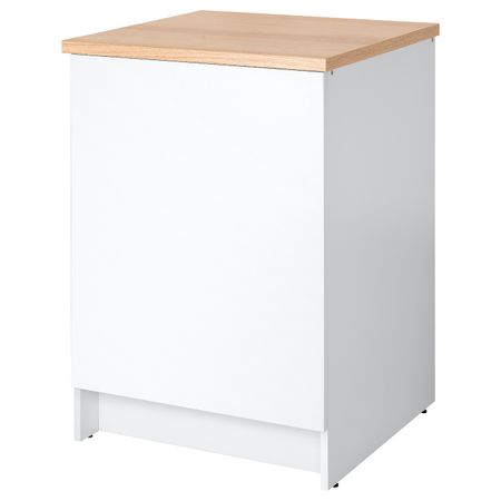 Напольный шкаф с дверью, белый 60 см IKEA KNOXHULT КНОКСХУЛЬТ 104.879.63