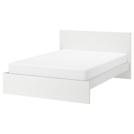 MALM Каркас кровати - белый/Luröy 160x200 см