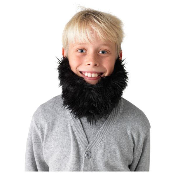 Борода ЛАТТО, черный - схема-чертеж с размерами