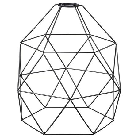 BRUNSTA Абажур для подвесн светильника - чёрный 30 см