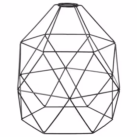 BRUNSTA Абажур для подвесн светильника - чёрный 30 см